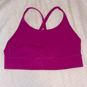 Lululemon hot pink sports bra